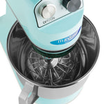 Mixer planétaire - 7 L - jusqu'à 2 kg de pâte - bleu – Maxima 09300152