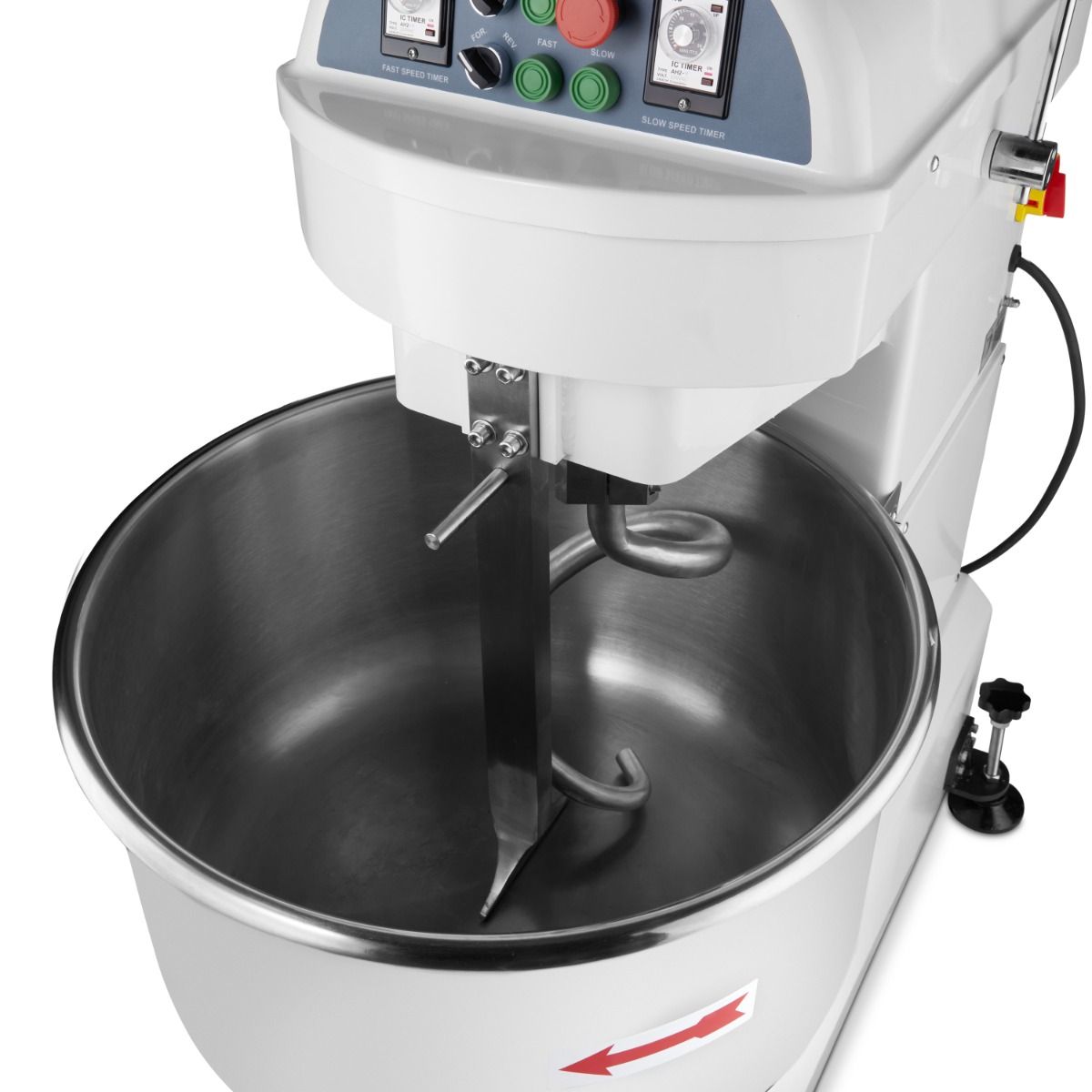 Pétrin à spirale / pétrin à pâte - 130 L - 80 kg de pâte - 2 vitesses - 400V – Maxima 09361130