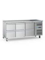 Réfrigérateur de comptoir - 180 cm - 3 portes – Maxima 09400405