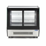 Vitrine à gâteaux - 125 L - 71 cm - portes coulissantes avant et arrière – Maxima 09400847