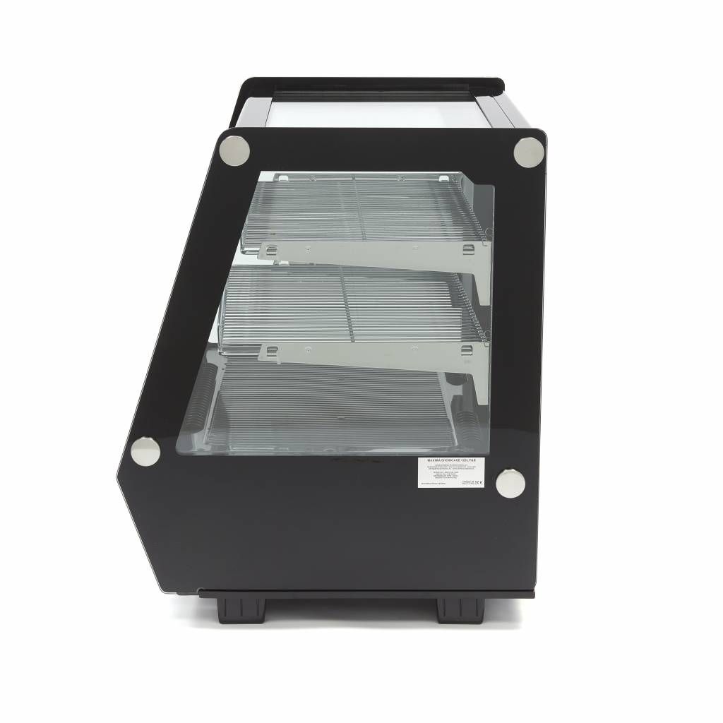 Vitrine à gâteaux - 125 L - 71 cm - portes coulissantes avant et arrière – Maxima 09400847