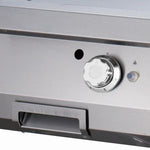 Heavy Duty plaque de gril - demi-rainuré - unité double - 70 cm de profondeur - gaz – Maxima 09395990