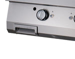 Premium plaque de gril - demi-rainuré - unité double - profondeur 90 cm - gaz – Maxima 09398571