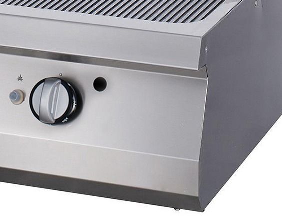 Premium plaque de gril - rainuré - unité double - profondeur 90 cm - gaz – Maxima 09398573