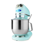 Mixer planétaire - 7 L - jusqu'à 2 kg de pâte - bleu – Maxima 09300152