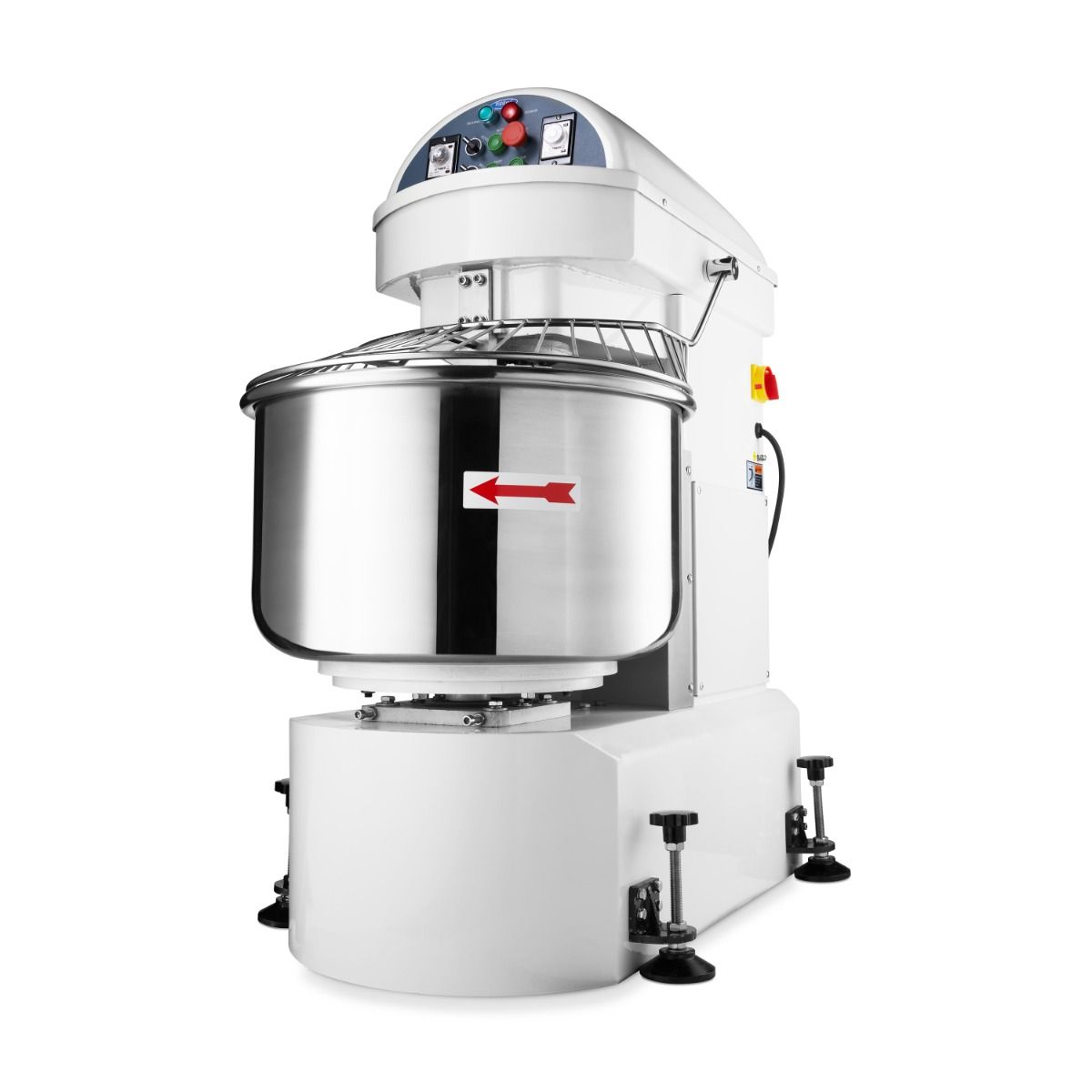 Pétrin à spirale / pétrin à pâte - 200 L - 120 kg de pâte - 2 vitesses - 400V – Maxima 09361150