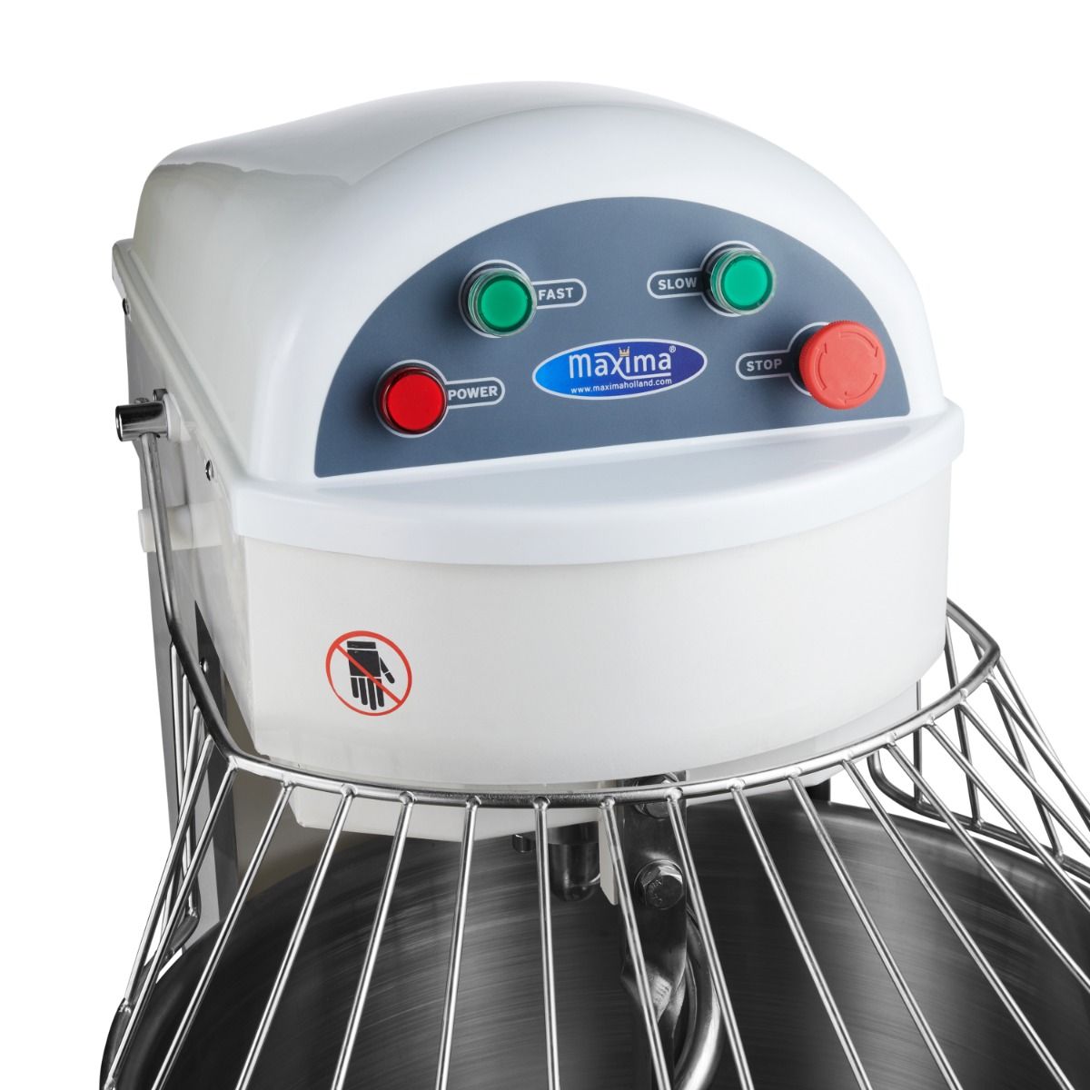 Pétrin à spirale / pétrin à pâte - 50 L - 32 kg de pâte - 2 vitesses – Maxima 09361050