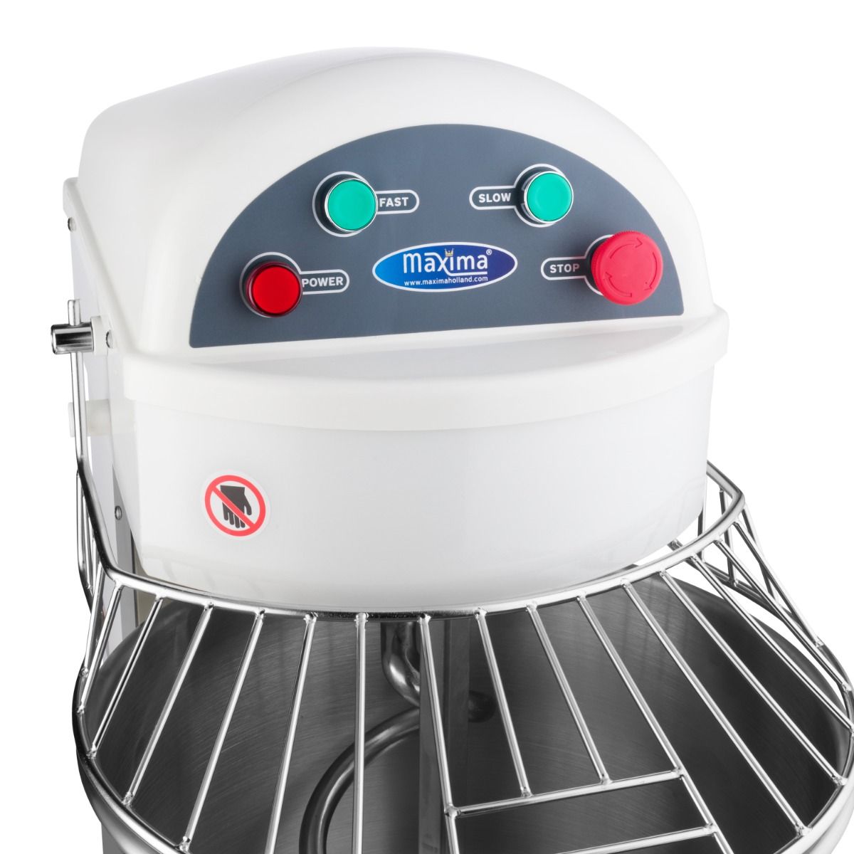 Pétrin à spirale / pétrin à pâte - 30 L - 19 kg de pâte - 2 vitesses – Maxima 09361030