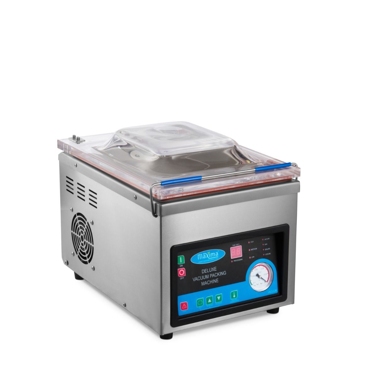 Machine à emballer sous vide - joint 26 cm - W28 x D38,5 x H9 cm chambre – Maxima 09300216