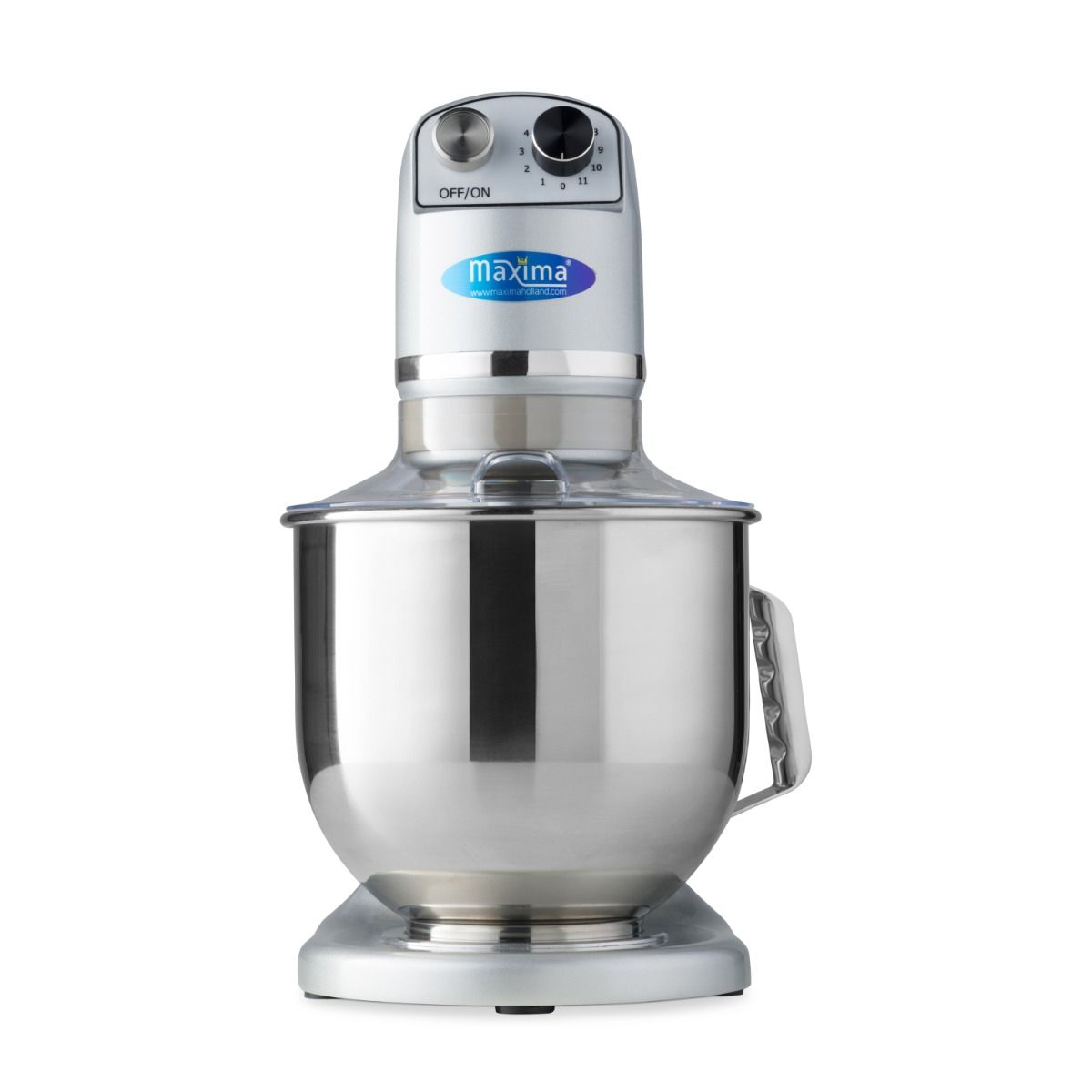 Mixer planétaire - 7 L - jusqu'à 2 kg de pâte - argent – Maxima 09360755