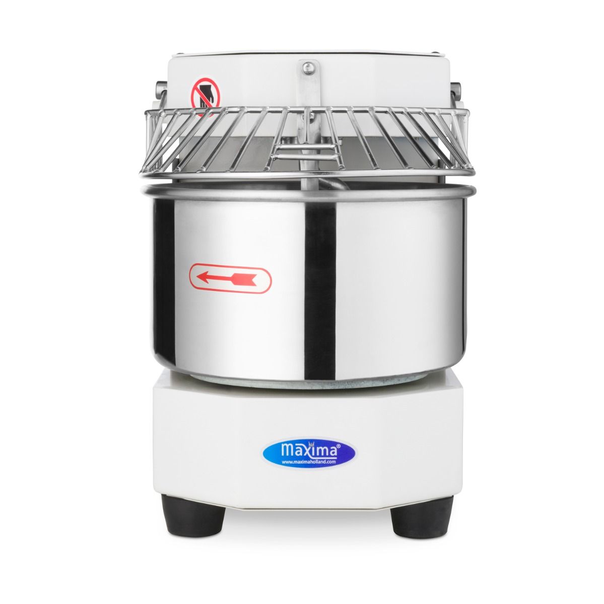 Pétrin à spirale / pétrin à pâte - 8 L - 4,5 kg de pâte - blanc – Maxima 09361008
