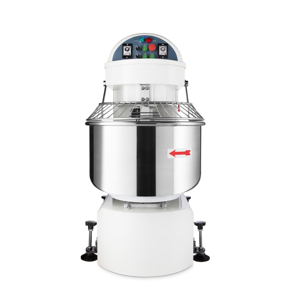 Pétrin à spirale / pétrin à pâte - 200 L - 120 kg de pâte - 2 vitesses - 400V – Maxima 09361150