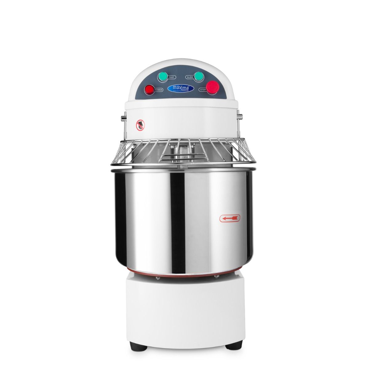 Pétrin à spirale / pétrin à pâte - 30 L - 19 kg de pâte - 2 vitesses – Maxima 09361030