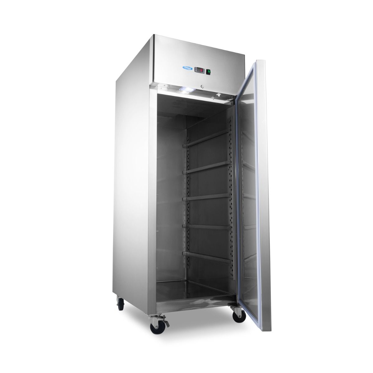 Réfrigérateur de boulangerie - 800 L - étagères réglables - convient à 60 x 40 cm - sur roues – Maxima 09400175