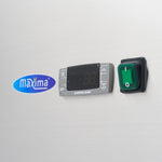 Réfrigérateur - 400 L - 3 étagères réglables (1/1 GN) - acier inoxydable - sur roulettes  – Maxima 09400131