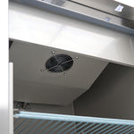 Réfrigérateur - 400 L - 3 étagères réglables (1/1 GN) - acier inoxydable - sur roulettes  – Maxima 09400131