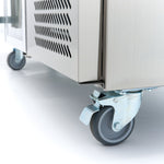 Réfrigérateur de comptoir - 223 cm - 4 portes vitrées – Maxima 09400409