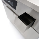 Plancha à induction 700 - lisse et rainurée - 10 000 W - double - avec support – Maxima 09371100