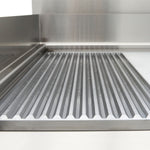 Plancha à induction 700 - lisse et rainurée - 10 000 W - double - avec support – Maxima 09371100