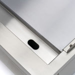 Plancha à induction 700 - lisse et rainurée - 5 000 W - double – Maxima 09371200