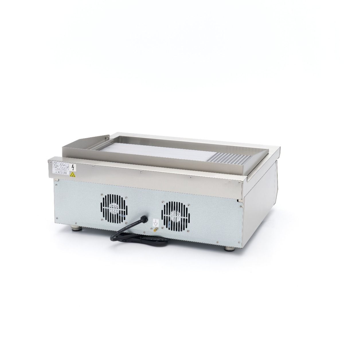 Plancha à induction 700 - lisse et rainurée - 5 000 W - double – Maxima 09371200