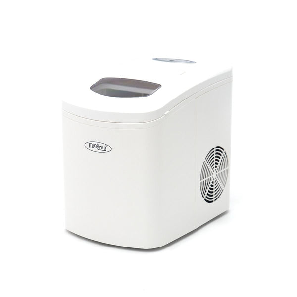 Machine à glaçons - 10-12 kg/jour - glaçons creux - refroidissement par air - blanc – Maxima 09100505