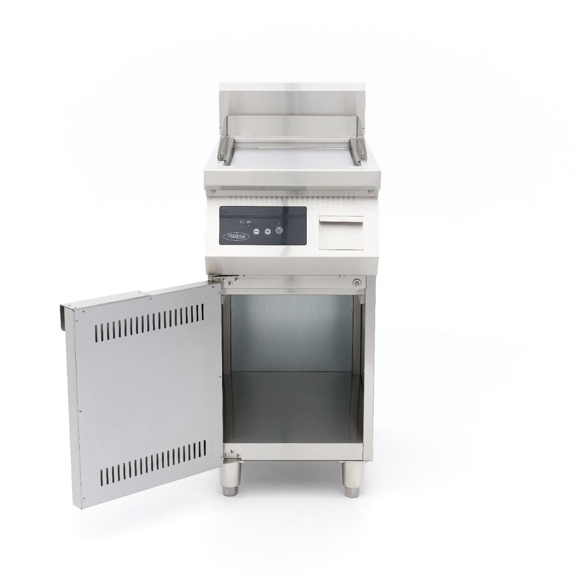 Plancha à induction 700 – lisse – 5 000 W - simple – avec support – Maxima 09371150