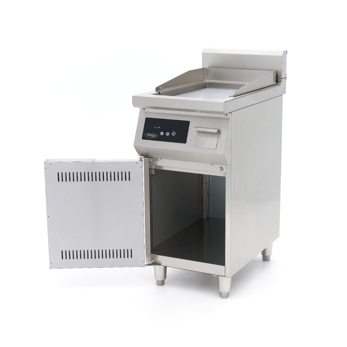 Plancha à induction 700 – lisse – 5 000 W - simple – avec support – Maxima 09371150