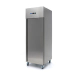 Congélateur - 400 L - 3 étagères réglables - acier inoxydable - sur roulettes – Maxima 09400136