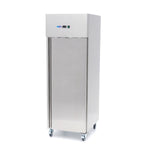 Congélateur - 600 L - 3 étagères réglables (2/1 GN) - acier inoxydable - sur roulettes – Maxima 09400007