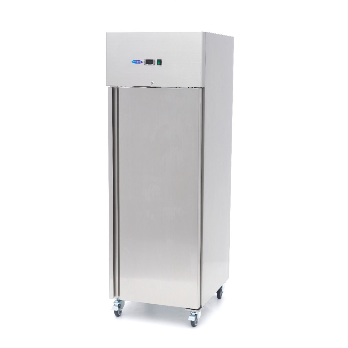 Congélateur - 600 L - 3 étagères réglables (2/1 GN) - acier inoxydable - sur roulettes – Maxima 09400007