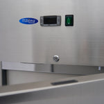 Congélateur - 400 L - 3 étagères réglables - acier inoxydable - sur roulettes – Maxima 09400136