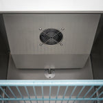 Réfrigérateur - 600 L - 3 étagères réglables (2/1 GN)  - acier inoxydable - sur roulettes – Maxima 09400003