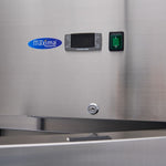 Réfrigérateur - 600 L - 3 étagères réglables (2/1 GN)  - acier inoxydable - sur roulettes – Maxima 09400003