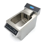 Friteuse - 8 L - 1 panier - induction - système de levage - avec robinet de vidange – Maxima 09371450