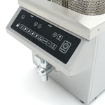 Friteuse - 8 L - 1 panier - induction - système de levage - avec robinet de vidange – Maxima 09371450