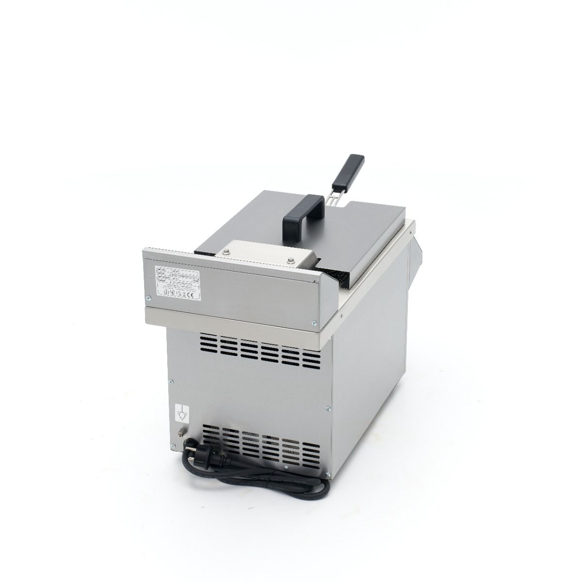 Friteuse - 8 L - 1 panier - induction - système de levage - avec robinet de vidange – Maxima 09371450