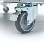 Réfrigérateur - 1200 L - 6 étagères réglables (2/1 GN) - acier inoxydable - sur roulettes – Maxima 09400012
