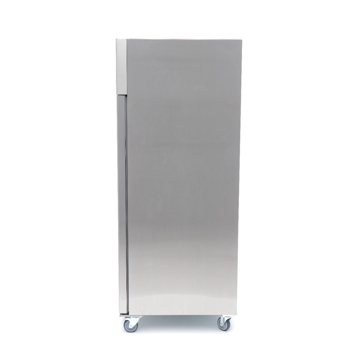 Réfrigérateur - 1200 L - 6 étagères réglables (2/1 GN) - acier inoxydable - sur roulettes – Maxima 09400012