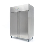 Réfrigérateur - 800 L - 6 étagères réglables - acier inoxydable - sur roulettes  – Maxima 09400042