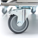 Réfrigérateur - 800 L - 6 étagères réglables - acier inoxydable - sur roulettes  – Maxima 09400042