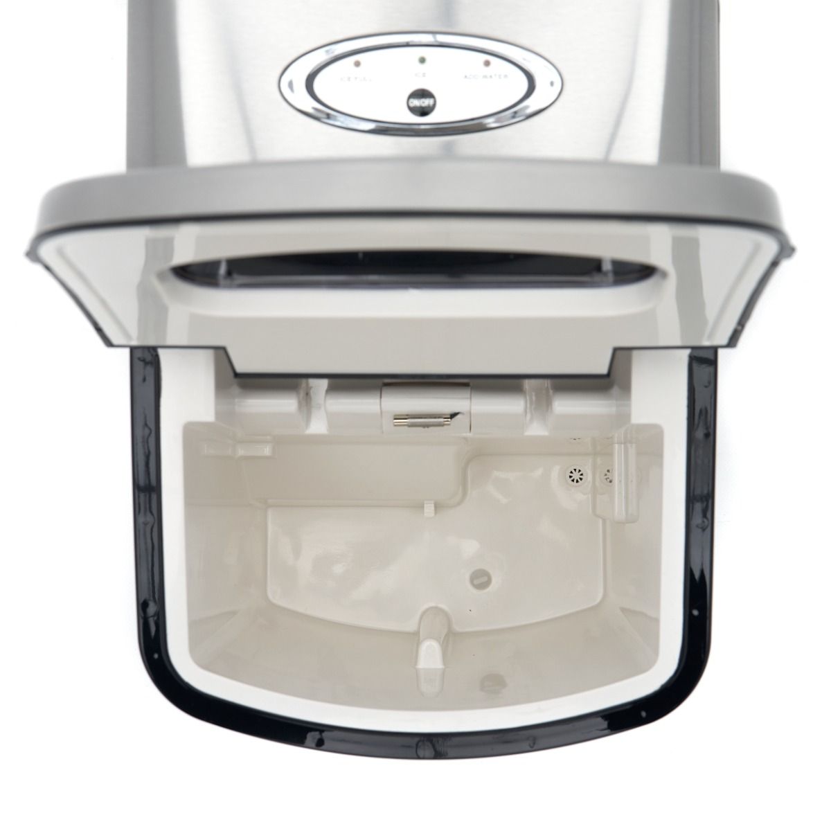 Machine à glaçons - 10-12 kg/jour - glaçons creux - refroidissement par air - argent – Maxima 09100500
