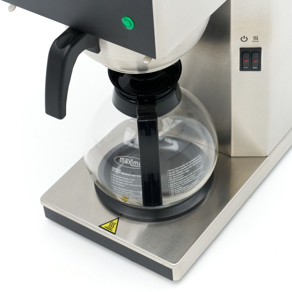 Cafetière filtre - Simple - 1,8 l - avec verseuse en verre – Maxima 09365251