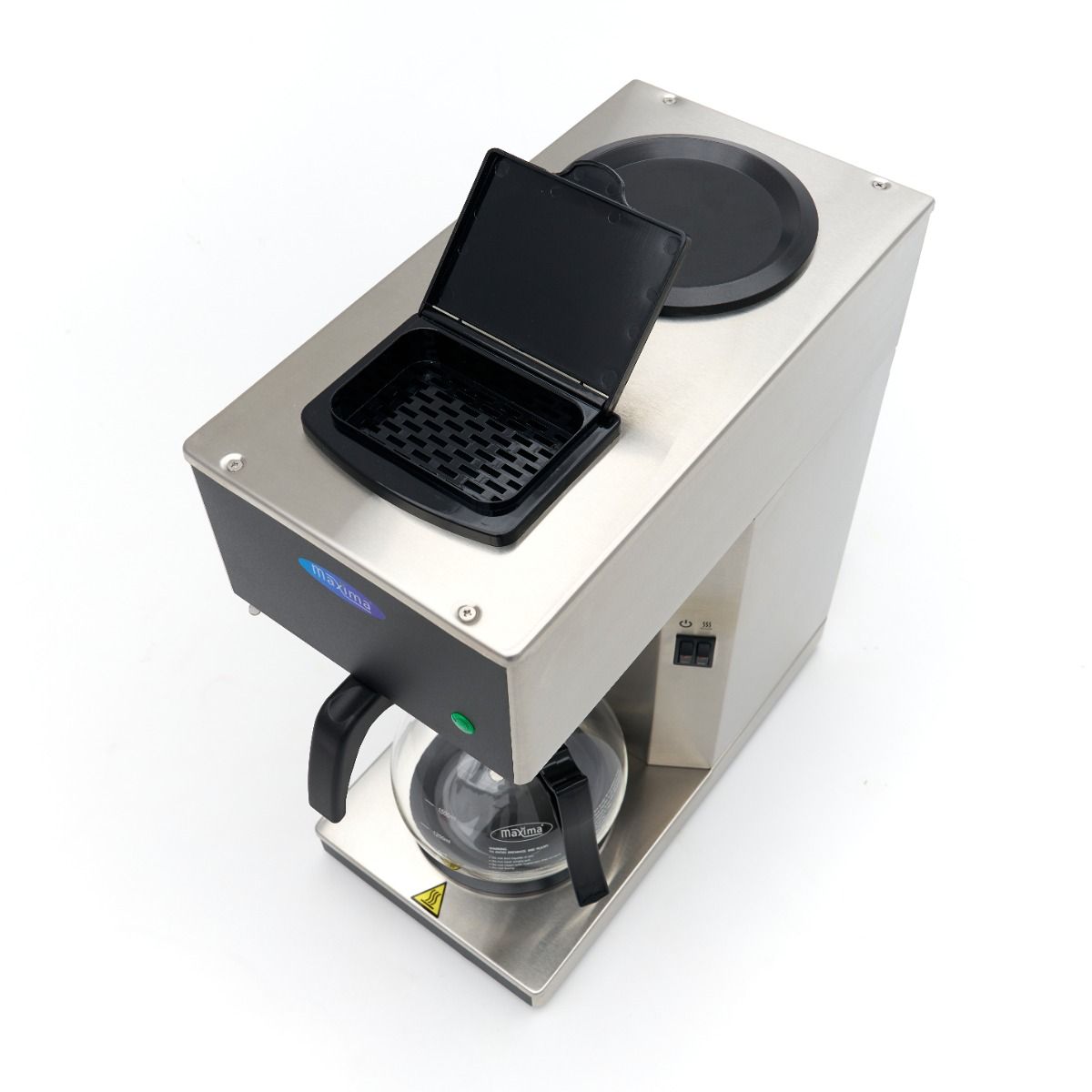 Cafetière filtre - Simple - 1,8 l - avec verseuse en verre – Maxima 09365251