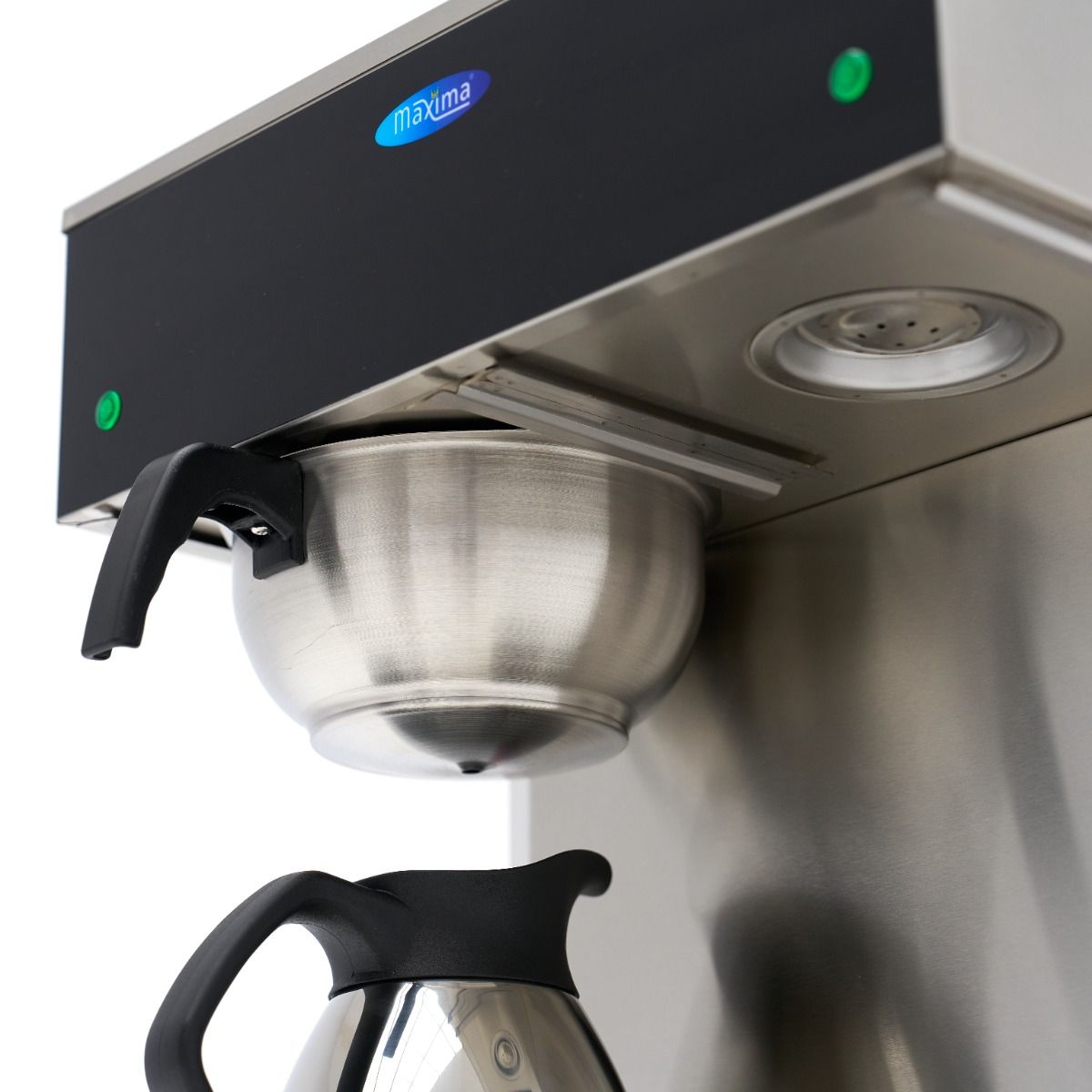 Cafetière filtre - Double - 2x 2 l - avec verseuse isotherme – Maxima 09365254
