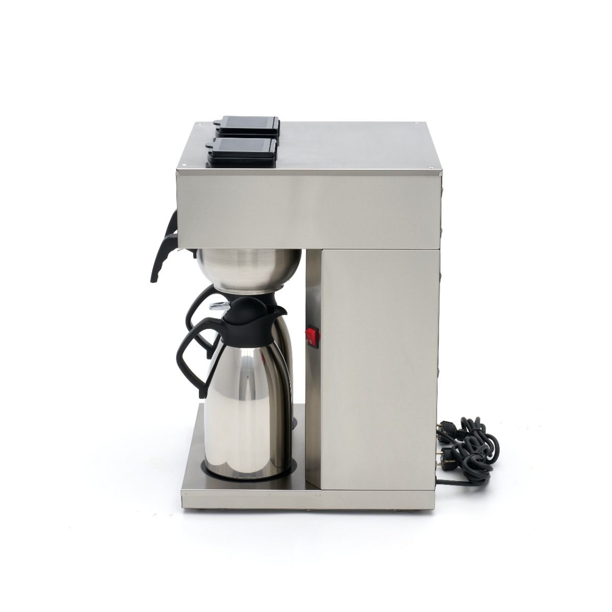 Cafetière filtre - Double - 2x 2 l - avec verseuse isotherme – Maxima 09365254