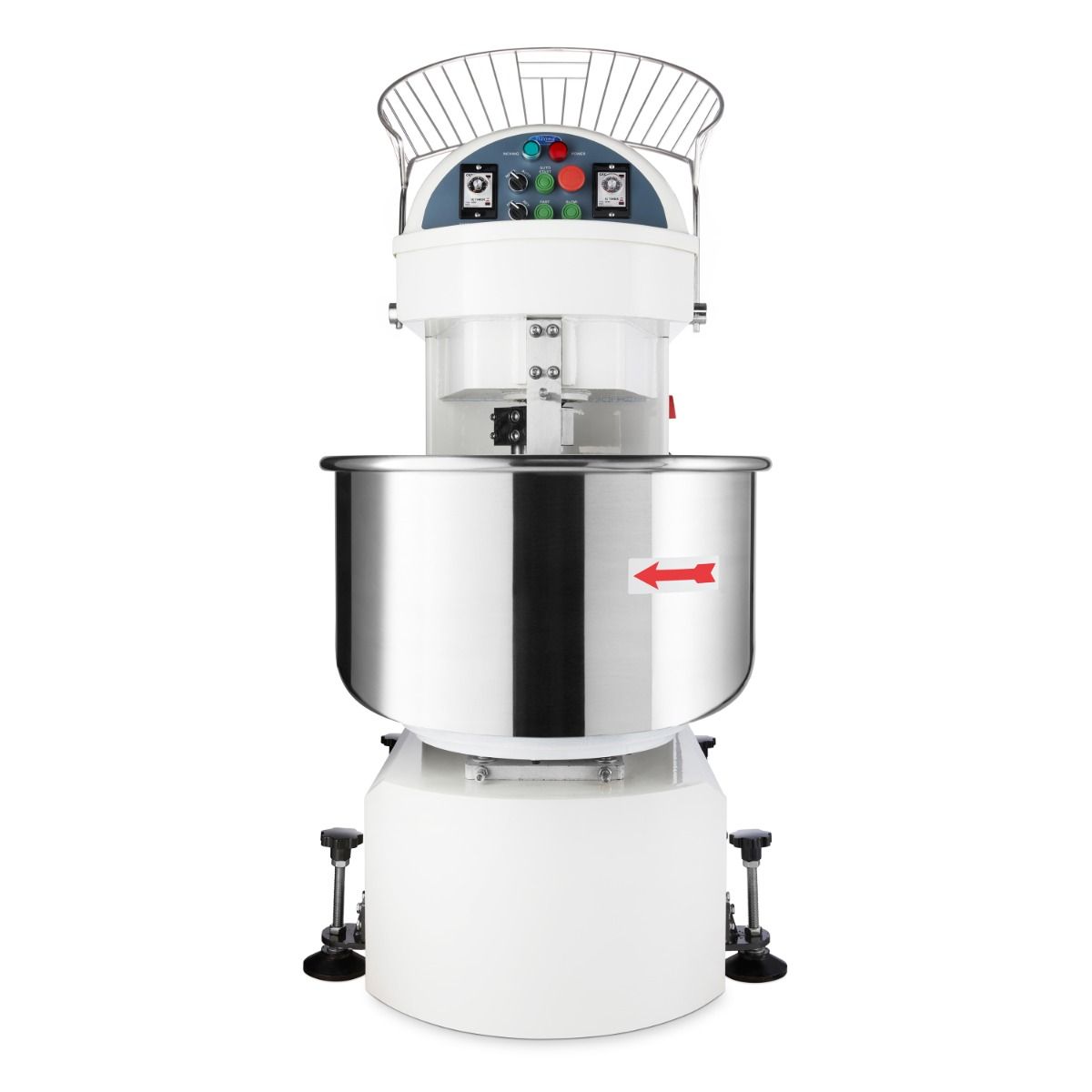 Pétrin à spirale / pétrin à pâte - 130 L - 80 kg de pâte - 2 vitesses - 400V – Maxima 09361130