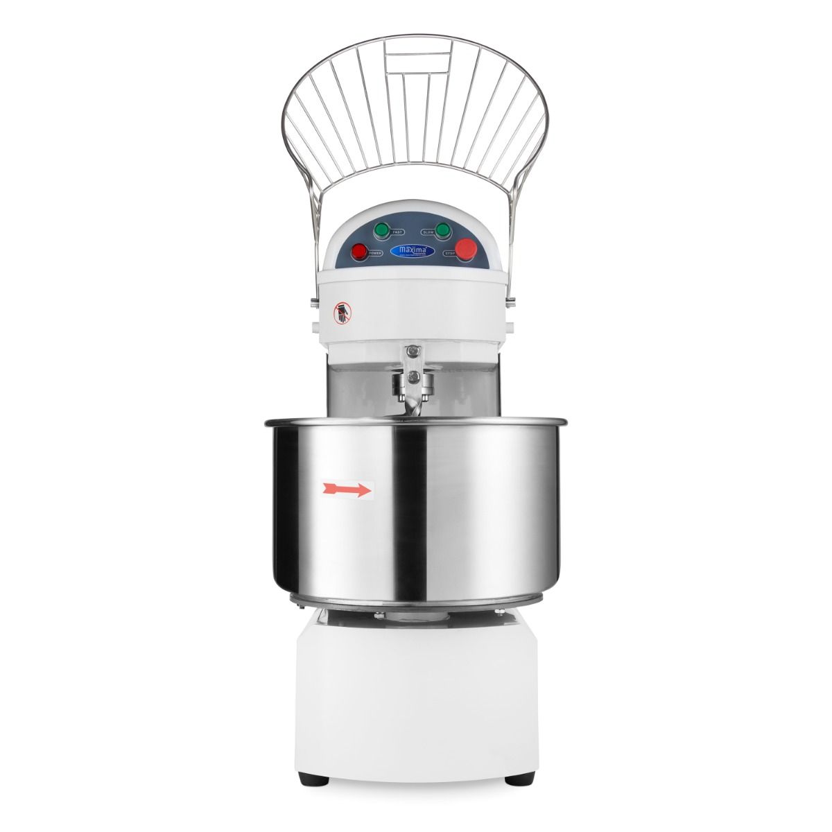 Pétrin à spirale / pétrin à pâte - 50 L - 32 kg de pâte - 2 vitesses – Maxima 09361050