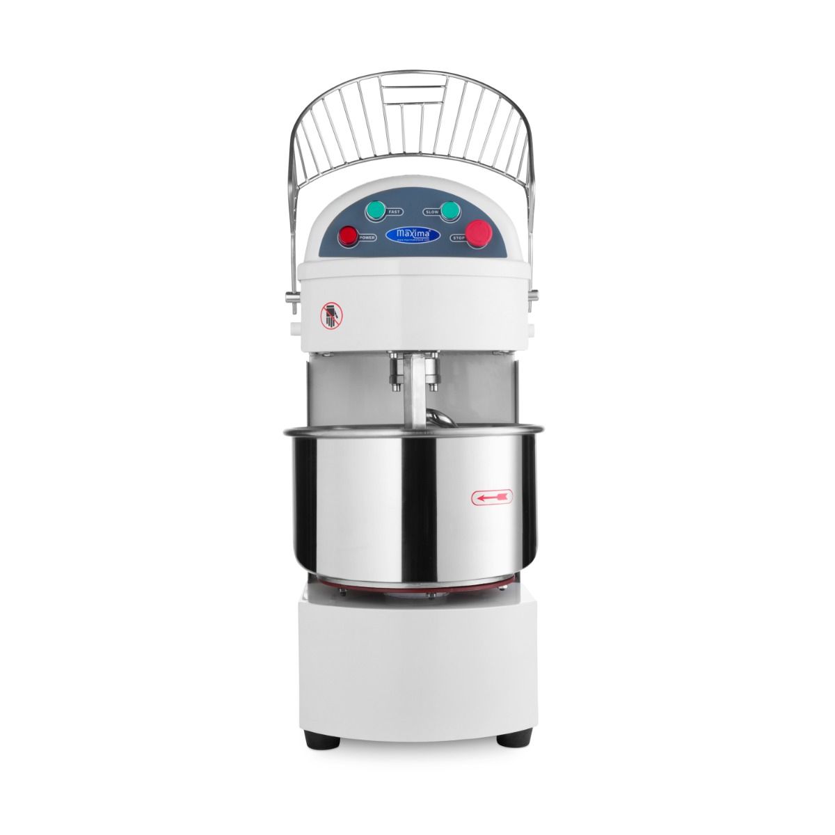 Pétrin à spirale / pétrin à pâte - 20 L - 13 kg de pâte - 2 vitesses – Maxima 09361020