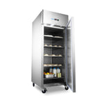 Réfrigérateur de boulangerie - 800 L - étagères réglables - convient à 60 x 40 cm - sur roues – Maxima 09400175
